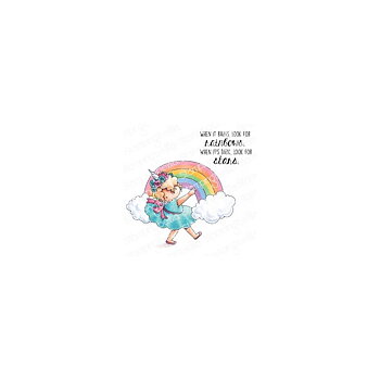 StampingBella - Rainbow Tiny Townie