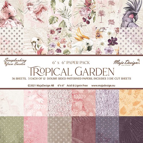 Maja Design - Tropical garden - 6" x 6"