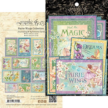 Graphic45 - Fairie Wings - Journaling & Ephemera Cards