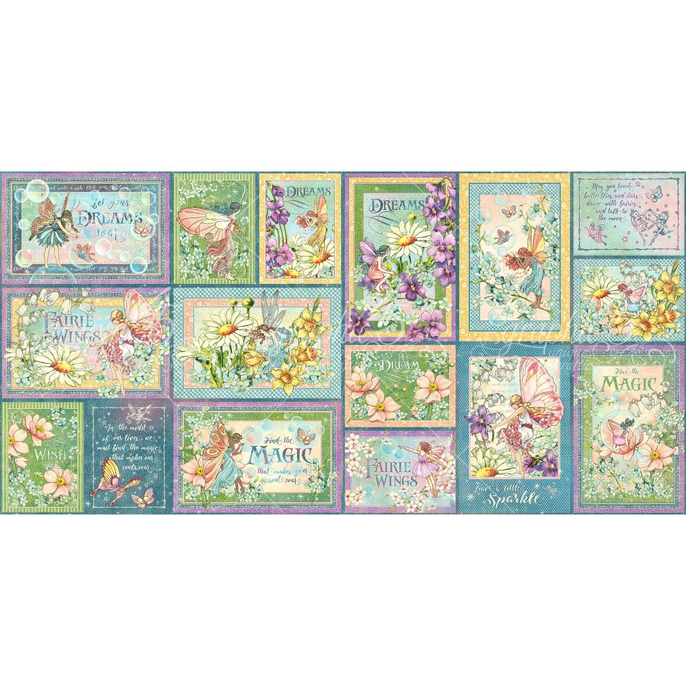 Graphic45 - Fairie Wings - Journaling & Ephemera Cards - 3
