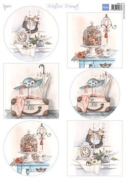 Marianne D  - Decoupageark - Mattie‘s beautiful: Brocante - 1 ark