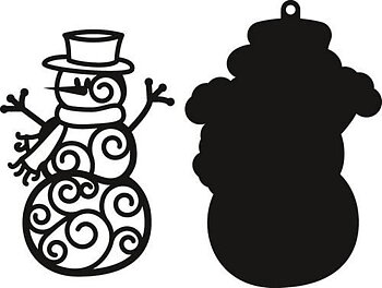 Marianne D - Die - Filigree Snowmen