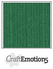 CraftEmotions linen cardboard 10 Sh leaf green 30,5x30,5cm / LC-63