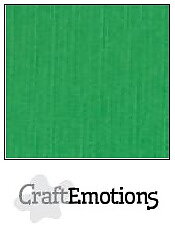 CraftEmotions linen cardboard 10 Sh grass green 30,5x30,5cm / LC-27