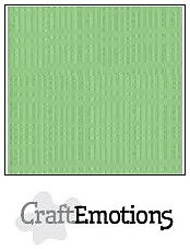 CraftEmotions linen cardboard 10 Sh pistachio 30,5x30,5cm / LC-64