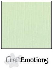 CraftEmotions linen cardboard 10 Sh green 30,5x30,5cm / LC-09