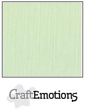 CraftEmotions linen cardboard 10 Sh green 30,5x30,5cm / LC-09