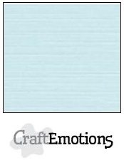 CraftEmotions linen cardboard 10 Sh baby blue 30,5x30,5cm / LC-35
