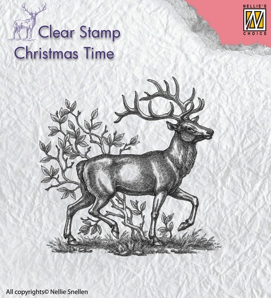 Nellies Choice Clear Stamp - Christmas time - "Reindeer" 