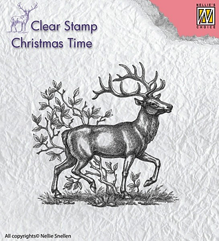 Nellies Choice Clear Stamp - Christmas time - "Reindeer" 