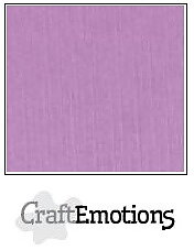 CraftEmotions linen cardboard 10 Sh lila 30,5x30,5cm / LC-33