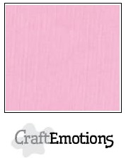 CraftEmotions linen cardboard 10 Sh pink 30,5x30,5cm / LC-38