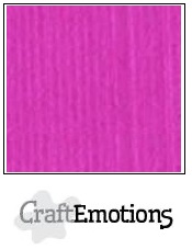 CraftEmotions linen cardboard 10 Sh coral Magenta 30,5x30,5cm / LC-53