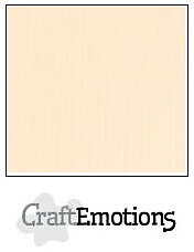 CraftEmotions linen cardboard 10 Sh sand 30,5x30,5cm / LC-12