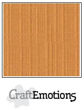 CraftEmotions linen cardboard 10 Sh toffee 30,5x30,5cm / LC-91
