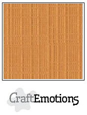 CraftEmotions linen cardboard 10 Sh toffee 30,5x30,5cm / LC-91