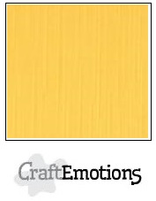 CraftEmotions linen cardboard 10 Sh gold 30,5x30,5cm / LC-22