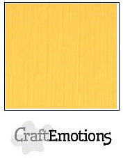 CraftEmotions linen cardboard 10 Sh gold 30,5x30,5cm / LC-22
