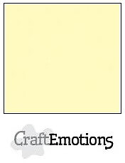 CraftEmotions linen cardboard 10 Sh light yellow 30,5x30,5cm / LC-10