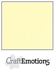 CraftEmotions linen cardboard 10 Sh yellow 30,5x30,5cm / LC-32