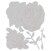 Tim Holtz Sizzix Thinlits Dies - Brushstroke Flowers #4 - 2