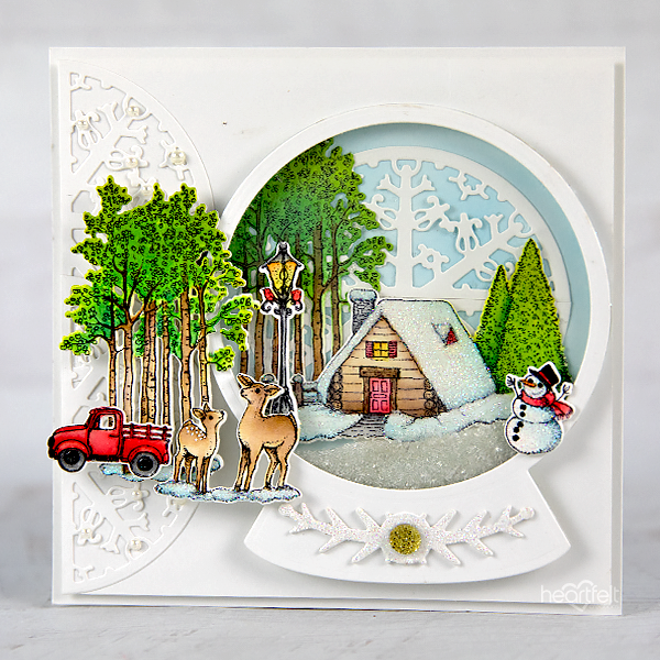 Heartfelt - Festive Snowglobe - Dies - 6