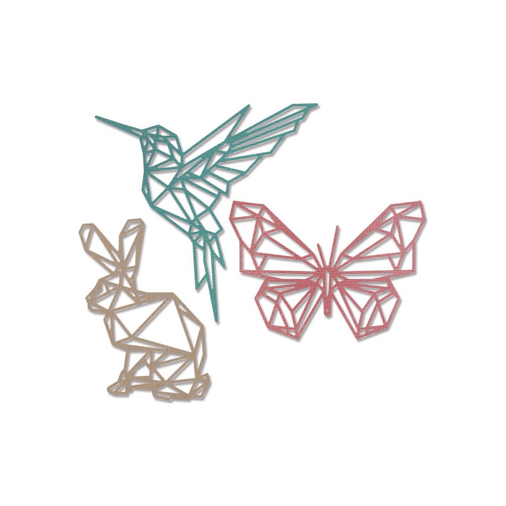 Sizzix - Dies Thinlits - Geo Springtime - 2