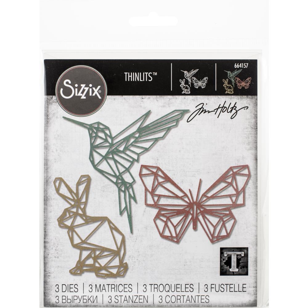 Sizzix - Dies Thinlits - Geo Springtime