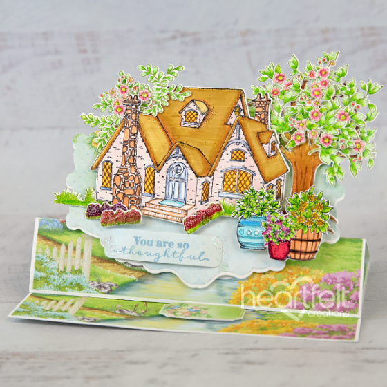 Heartfelt - Countryside Cottage - Stamp set - 3