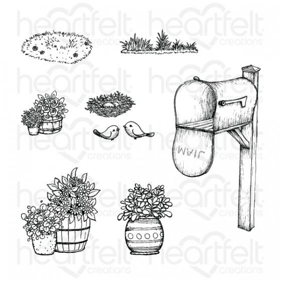 Heartfelt - Cottage Summer `scapes - Komplett set i 2 delar