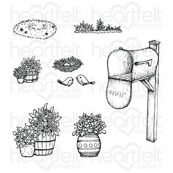 Heartfelt - Cottage Summer `scapes - Komplett set i 2 delar