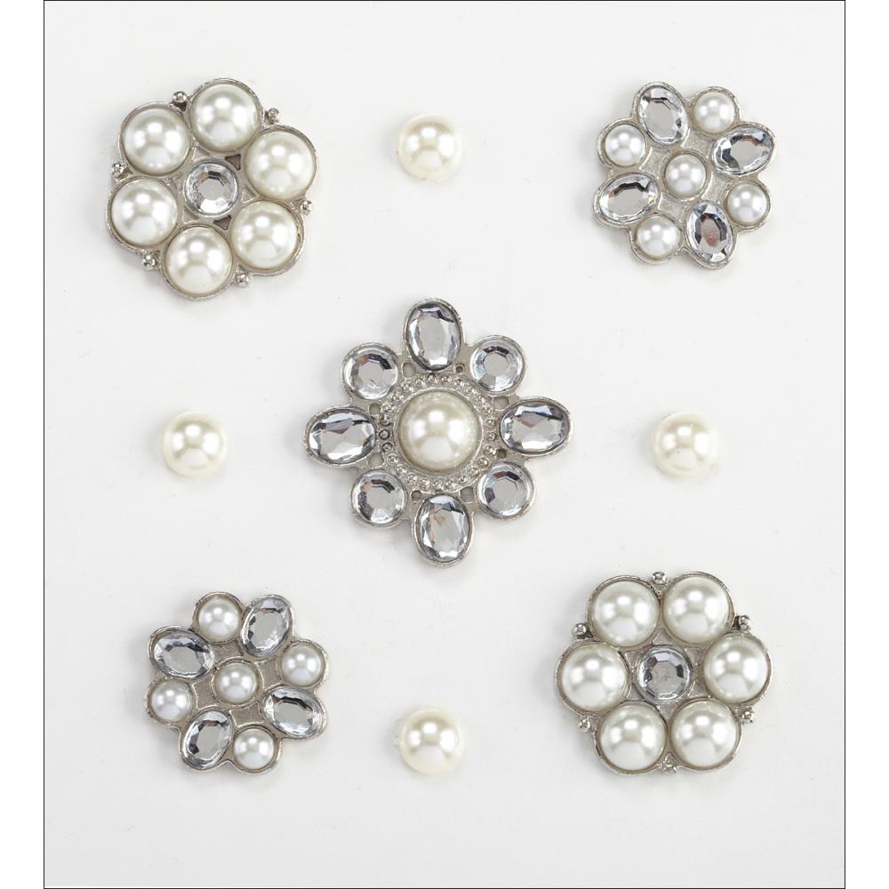 Jolee´s - Pearl and gem clusters - 9 pcs