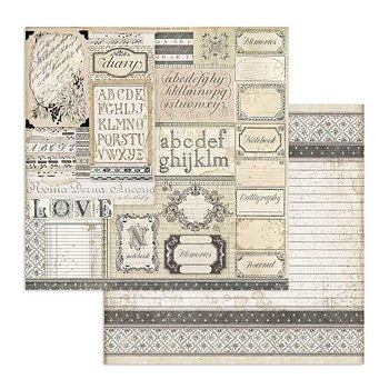Stamperia - Double Face Patchwork di etichette