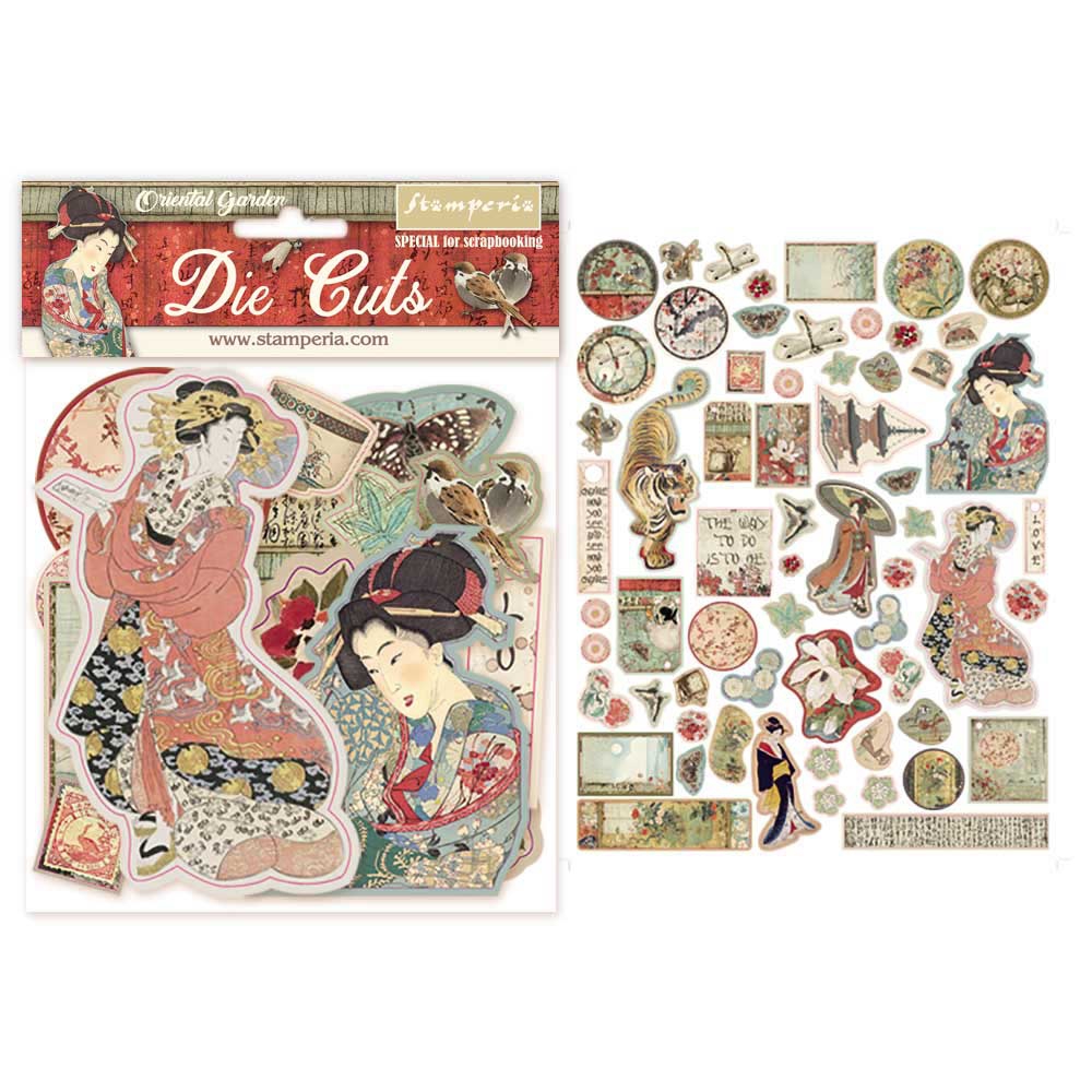 Die cuts assorted- Oriental Garden 