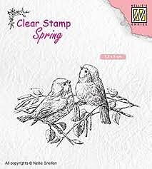 Nellie`s Choice - Clearstamp - Two birds