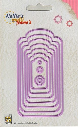 Nellies Choice  - Multi Frame Die - Tags 4 curved 