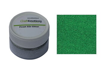 CraftEmotions - Finest silk glitter - Grön