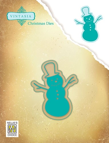 Nellie`s Choice - Vintasia Dies- Christmas - Snowman