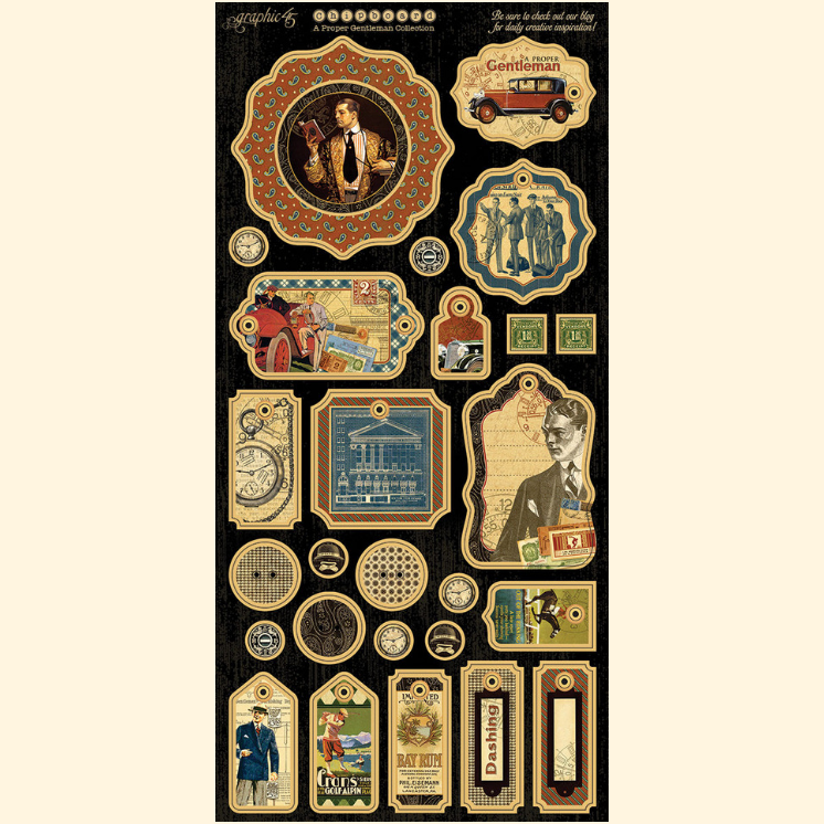 Graphic45 -  A proper Gentleman DCE - 3