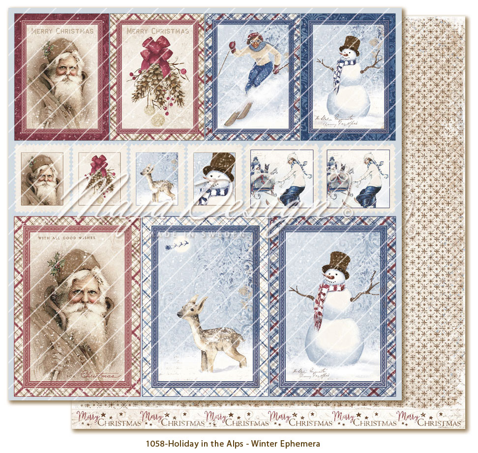 Maja Design - Holiday in the alps- klippark
