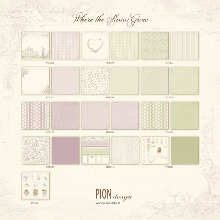 Pion Design - Where the roses grow -  Hela serien - 2