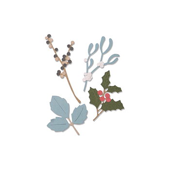 Sizzix - Dies Thinlits - Winter leaves