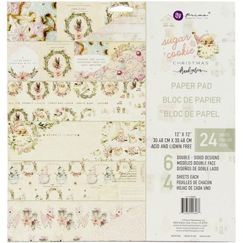 Prima - Double-Sided paper pad - Sugar Cookie 12x12
