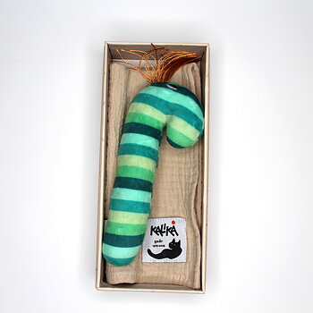 Kalikå Maskskallra i låda - Randig Grön