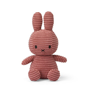Miffy ECO Corduroy - 23 cm, Dusty Rose