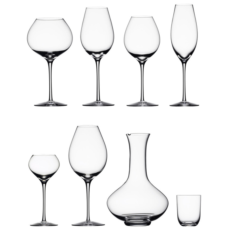 Orrefors 'Difference' Crisp Wine Glass