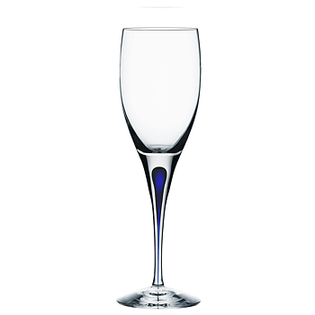 Orrefors Intermezzo Blue White Wine