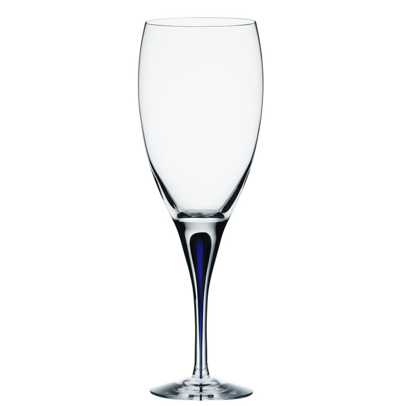 Orrefors Intermezzo Blue Red Wine