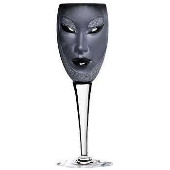 Mats Jonasson Electra Black Wine Glass