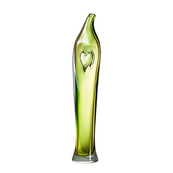 Kosta Boda Bali Vase Green